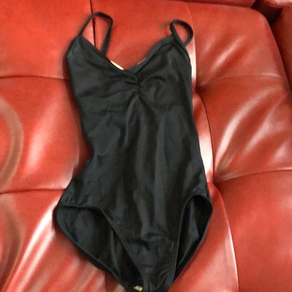 Women’s black leotard